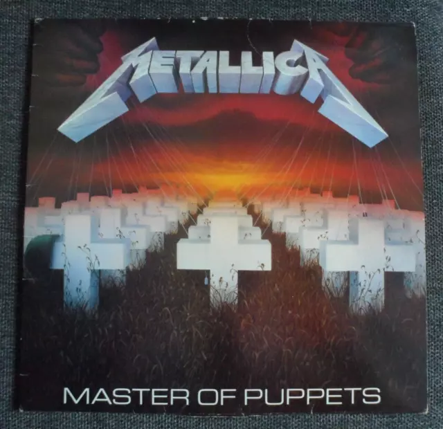 Metallica Master Of Puppets LP, 1986 OIS N.E.W France Pressung