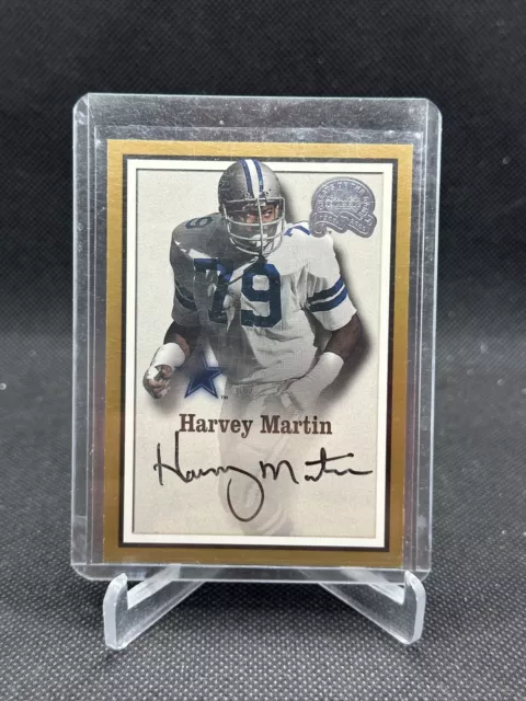2000 Fleer Greats of the Game Authentic Signature Harvey Martin Auto! Cowboys!