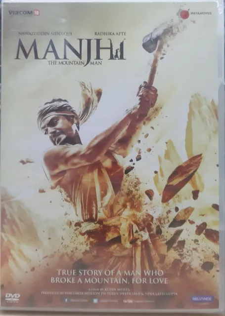 Manjhi The Mountain Man - Nawazuddin - Bollywood Hindi Movie DVD (Region Free)