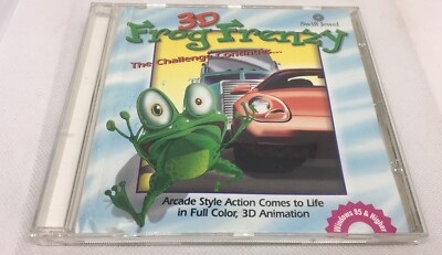 3D Frog Frenzy PC CD-Rom Win/Mac Swift Jewel Cosmi 1999