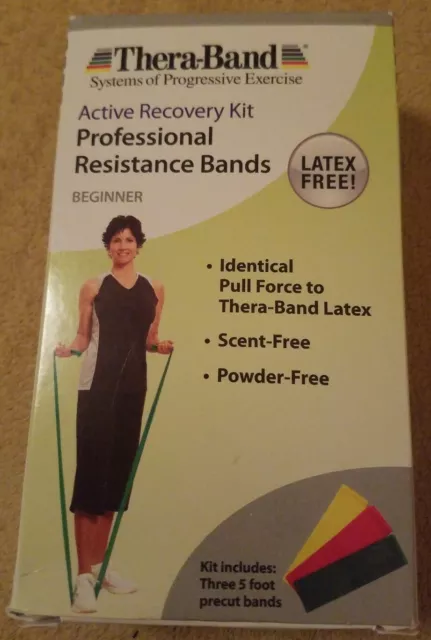 Thera-Band active recovery kit professional resistance bands three 5 foot bands