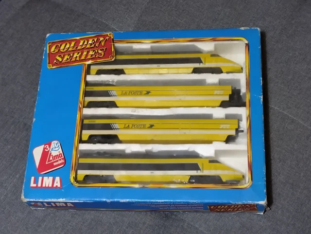 Coffret Lima HO – TGV Sud Est SNCF Complet, Fonctionne à Pile, Boîte D’origine (non Testé)