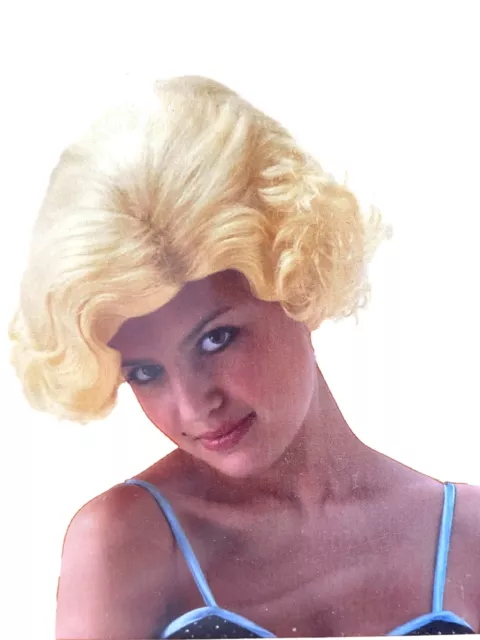 PARRUCCA CARNEVALE DA Donna Di Marilyn Monroe Bionda Per Travestimento  Costume EUR 12,90 - PicClick IT