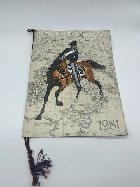 Calendario Storico Carabinieri 1981