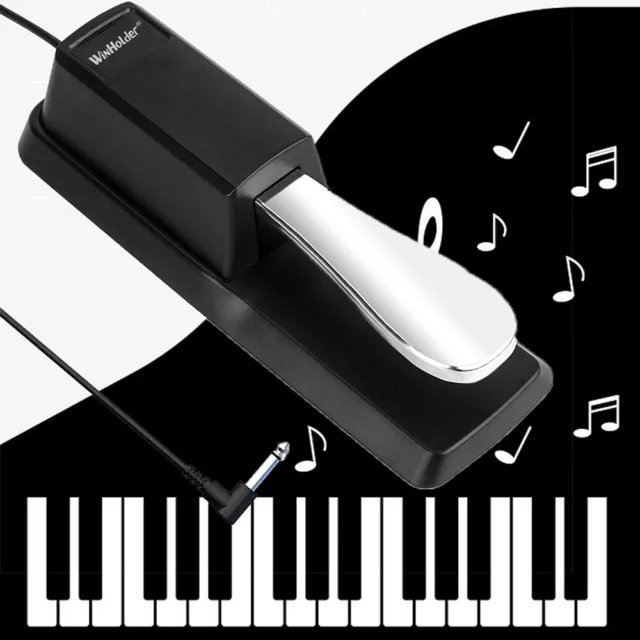 Universal Sustain Pedal Foot Damper Switch Keyboard for Yamaha Casio WinHolder