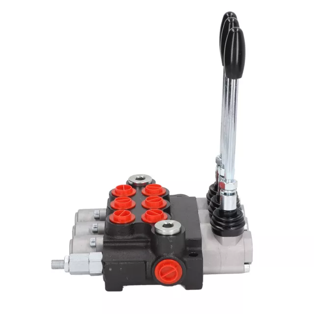 Hydraulic Valve With Joystick 3 Spool Double Acting Control Valve P40 3OT