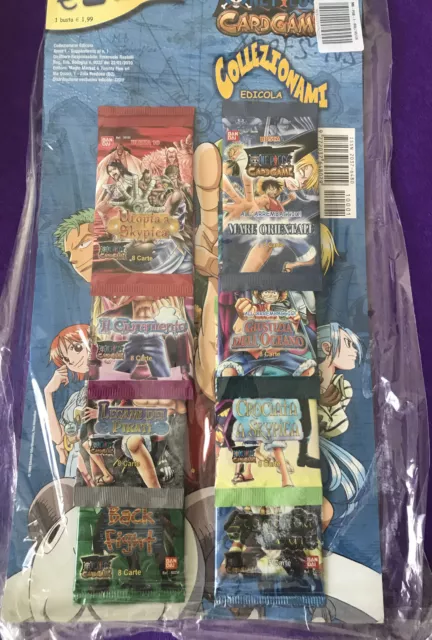 PACK CARD BUSTINE gioco di carte One Piece x8 - set card game Skypiea +  altre EUR 34,90 - PicClick IT