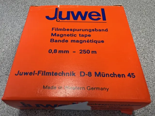 Cinta de purificación de película JUWEL 0,8mm - 250m NUEVA, banda Agfa-F5