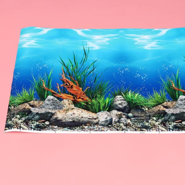 FISH TANK DECORATIVE Pictures Aquarium Background 75 Gallon Paper