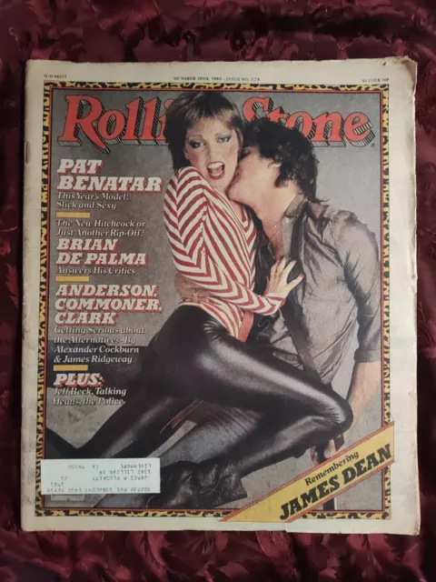 ROLLING STONE October 16 1980 Pat Benatar Jeff Beck The Police Talking Heads