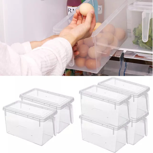 Kitchen Storage Organizer Food Refrigerator Storage Box Fridge Sealed Fresh Box