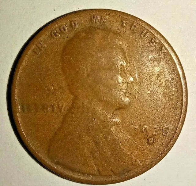 1935 S Usa Lincoln Head Penny - Small Cent - Us One Cent Coin - Wheat 1935-S