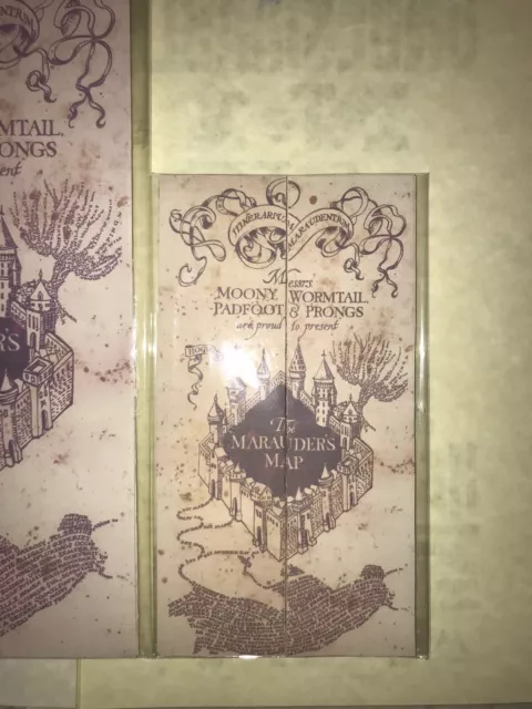 MAPPA DEL MALANDRINO Harry Potter Replica - H. 18.5 - L. 86 cm Spedizione  Celere EUR 9,99 - PicClick IT