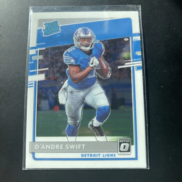 2020 Donruss Optic D'Andre Swift RC Rated Rookie Base #159🔥Detroit Lion🔥