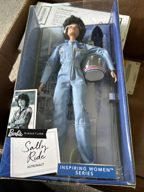 Barbie Sally Ride Inspiring Women Doll Astronaut Space NASA Helmet Outfit FXD77