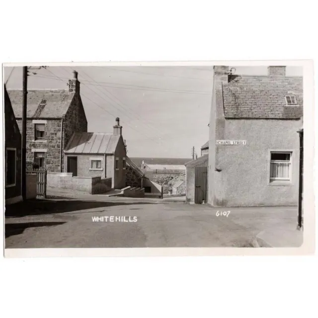 WHITEHILLS Chapel Street, Banffshire RP Postcard Unused