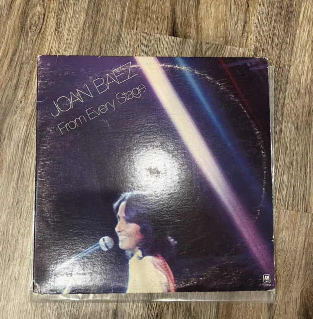 Joan Baez- From Every Stage Vinyl Record Double LP 1976 A&M SP-3704 Folk Singer