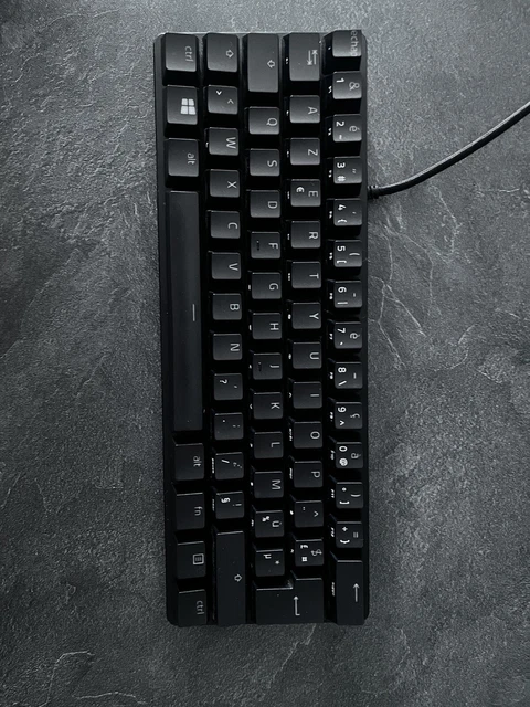 Razer Huntsman Mini (Switches Rouges) - Clavier Gaming 60% AZERTY Noir Rétroéclairé