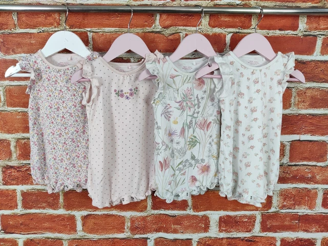 Baby Girl Bundle Age 3-6 Months 100% Next Summer Romper Playsuit Floral Set 68Cm