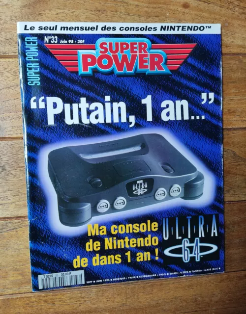 SUPERPOWER Magazine N°33 1995 revue jeux videos vintage console retrogaming rare