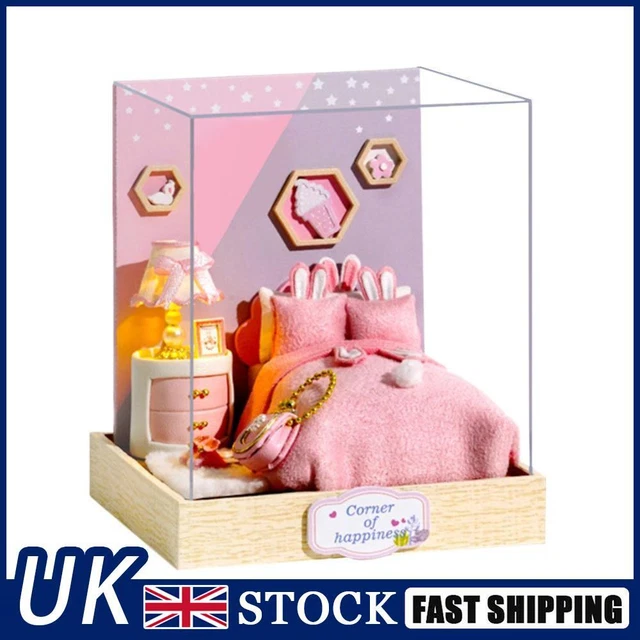 DIY Doll House Wood Miniature Dollhouse Furniture Kit Educational Toys (2)