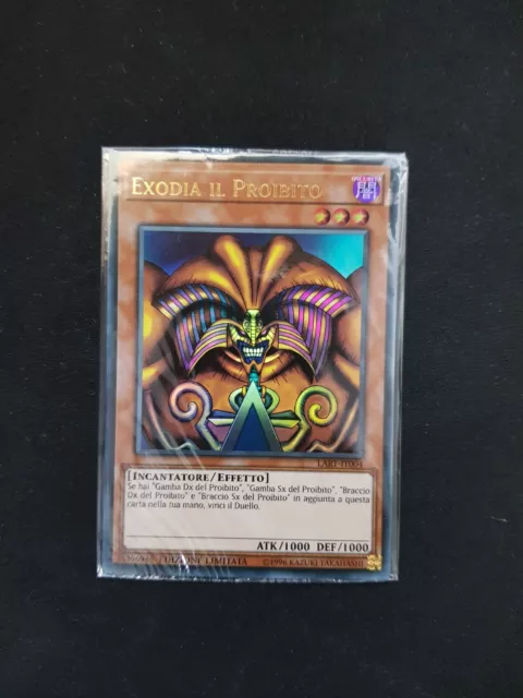 Exodia Il Proibito LART IT-004 sigillato Edizione Limitata yugioh ITA MINT nuova