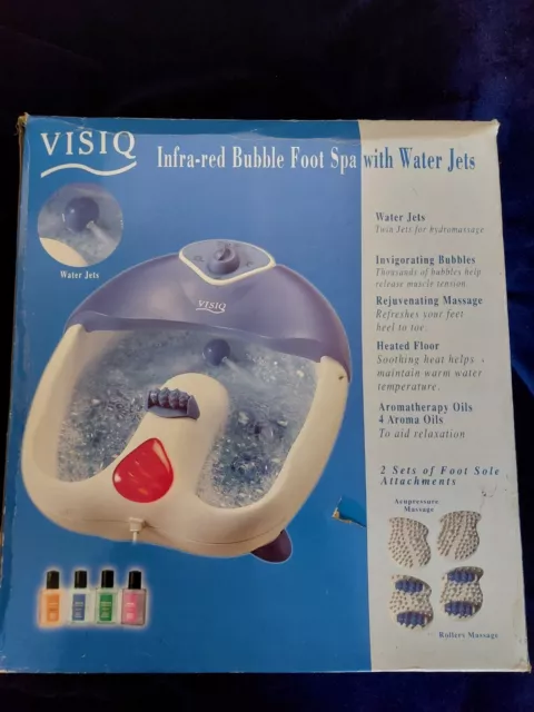 BRAND NEW IN BOX Visiq Infra Red Bubble Foot Spa - MODEL 440/6071