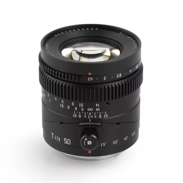 TTArtisan 50mm f1.4 VF TILT für Sony E schwarz / black Objektiv Lens 2