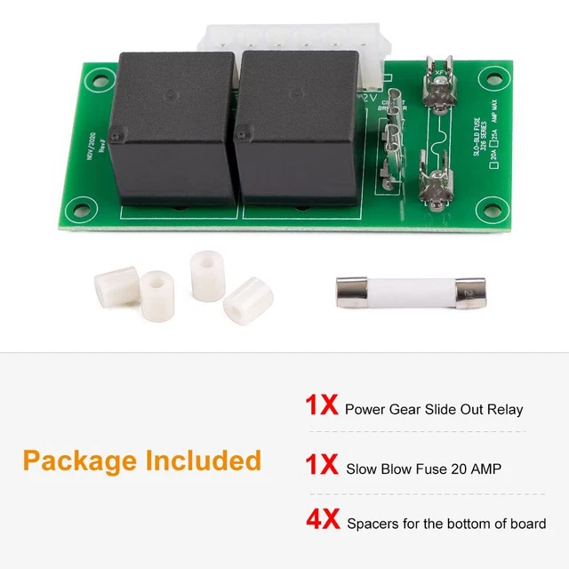 RV Power Gear Circuit Board 14-1130 or 140-1130 For 246063 Slide Out Controller