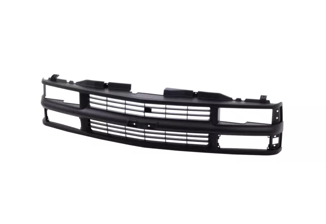 AM New Front Full Black Grille For 94-98 Chevy C/K Pickup Truck Suburban Tahoe