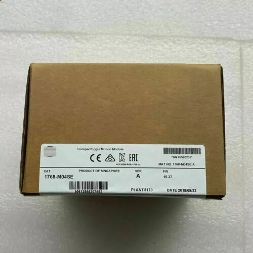 New Factory Sealed AB 1768-M04SE SER A CompactLogix 4-Axis Motion Module