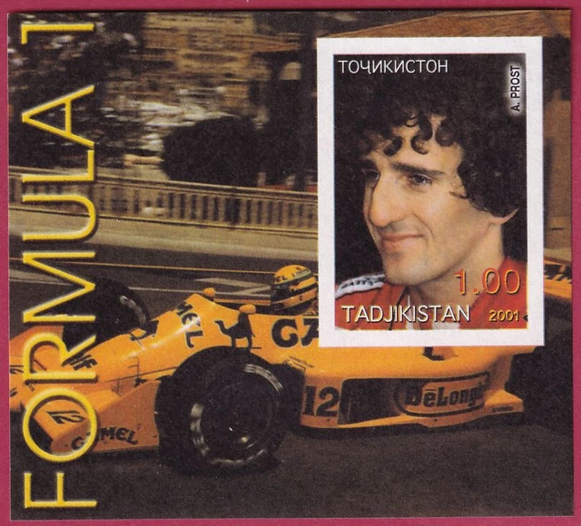 Kirgisistan toller Block postfrisch, Alain Prost