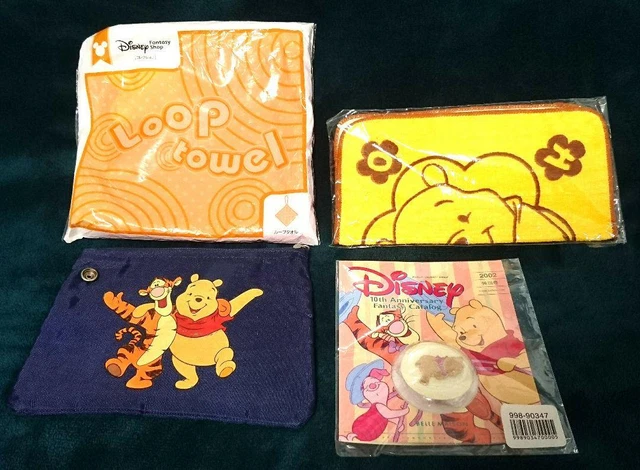 Disney Mickey Mouse Winnie The Pooh Towel Pouch Etc. Set Of