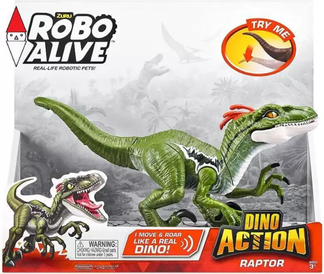 Action Figure Zuru Robo Alive Dino Action S1 Raptor Bulk