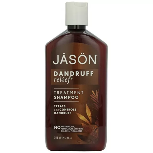 Jason Natural Cosmetics Dandruff Relief Shampoo, 12 oz