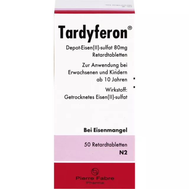 Tardyferon Depot-Eisen(II)-sulfat 80 mg..., 50 St. Tabletten 13158122