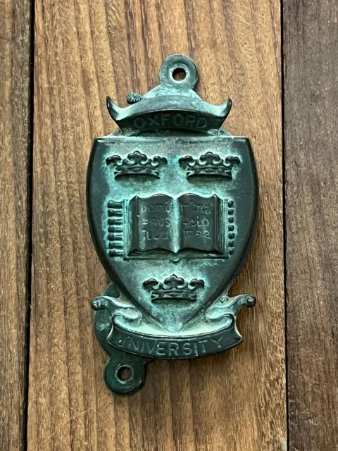 Old Antique Brass Oxford University Door Knocker