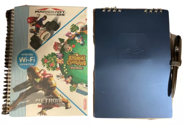 Nintendo / Sony Promo Notebook Calendars Mario Kart Animal Crossing Metroid RARE