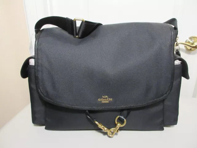 Coach Diaper Bag/Messenger Shoulder Bag    Black     Nwt