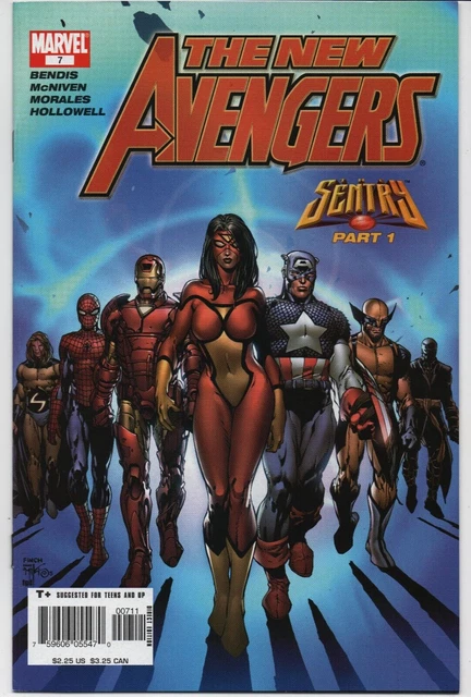 NEW AVENGERS #7 1st Appearance Illuminati Bendis Finch Marvel Comics 2005 NM