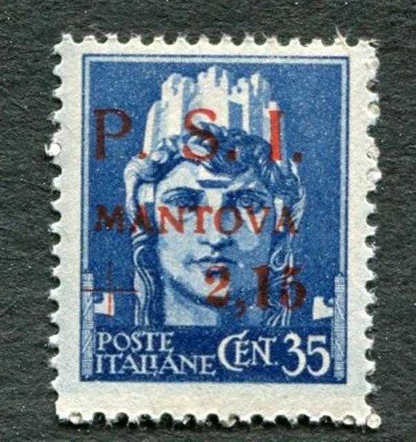 PSI MANTOVA 35c Italy first CITY ISSUE after FALL OF FASCISM - MNH/OG 1945 (456)