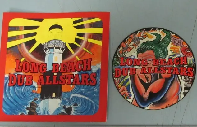 Long Beach Dub Allstars Promotional 2 Sticker Set New Old Stock Flawless Sublime