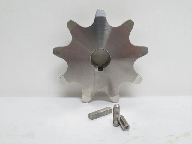 230671 New-No Box; Frontmatec 1300011875 Sprocket #100; SS; 9-Tooth; 1"ID