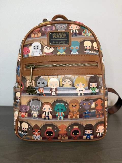 NWT! LOUNGEFLY STAR Wars Mos Eisley Chibi Cantina Mini  display picture 1