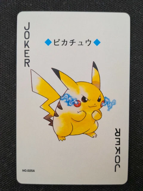 PIKACHU JOKER POKMON Poker Card 1999 Pack Fresh Mint Rare Japan Lugia 25A  89.99 - PicClick UK