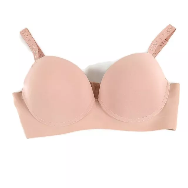 VINCE CAMUTO WOMENS sz 34C Bra Pink Push Up Seamless Underwired Padded  £25.23 - PicClick UK