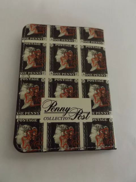 Brand New Penny Post Penny 1d Black Passport Holder Case Cover Postage Stamp 2