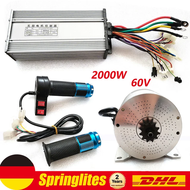400 W BLDC motor elektromotor toerentalregelaar 6-60 V borstelloze