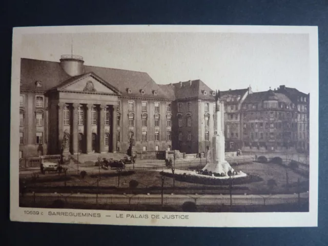 SARREGUEMINES Saargemund Moselle CPA 57 le palais de justice