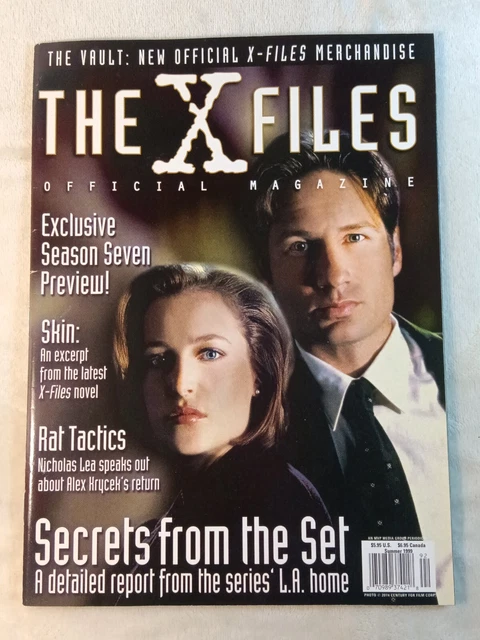 The X Files Magazine Vol 1 No 10 Official 1999 Gillian Anderson David Duchovny